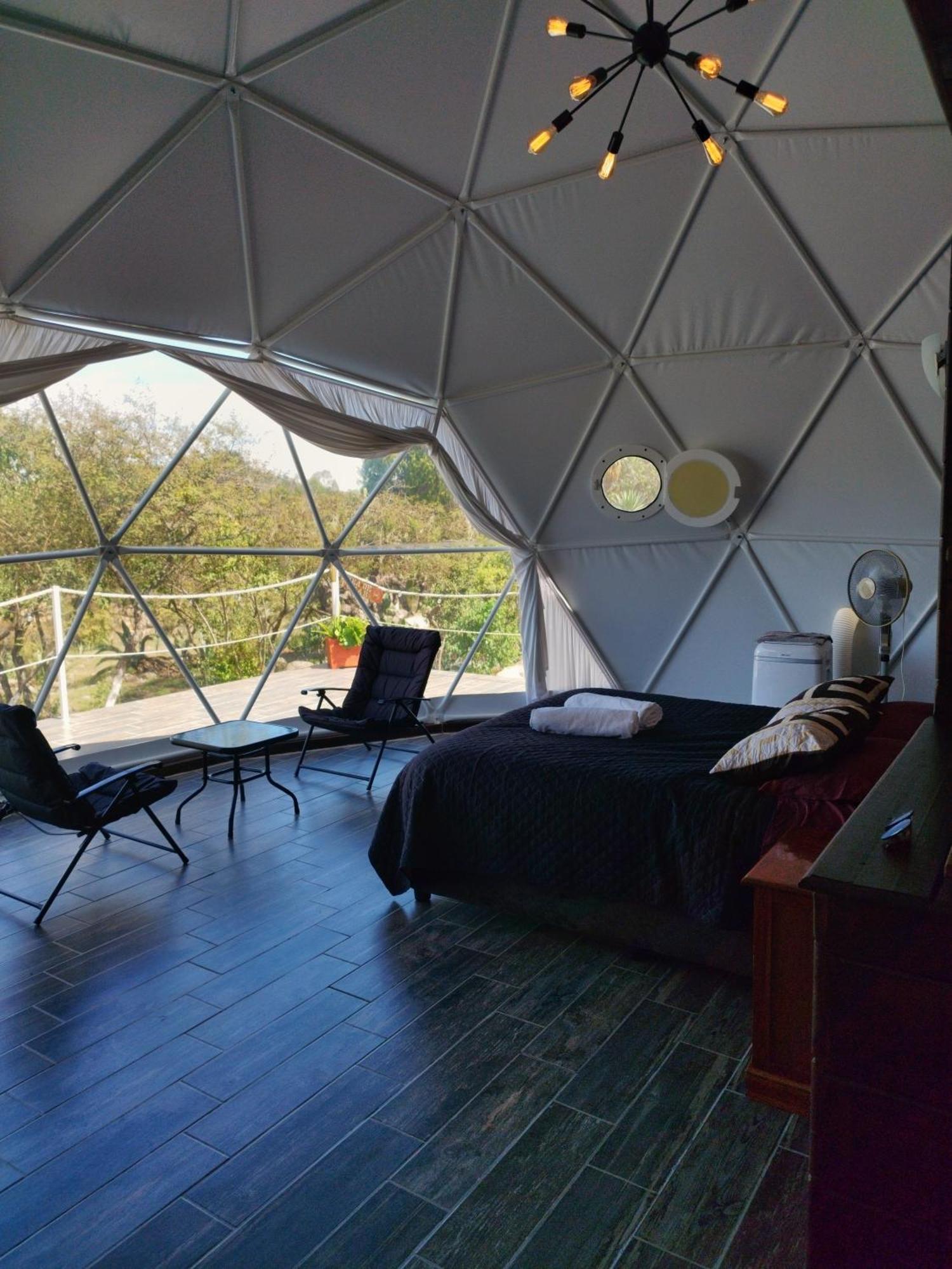 El Gato Glamping Con Vista A Prismas Basalticos Hotel กูอัสกา เด โอกัมโป ภายนอก รูปภาพ