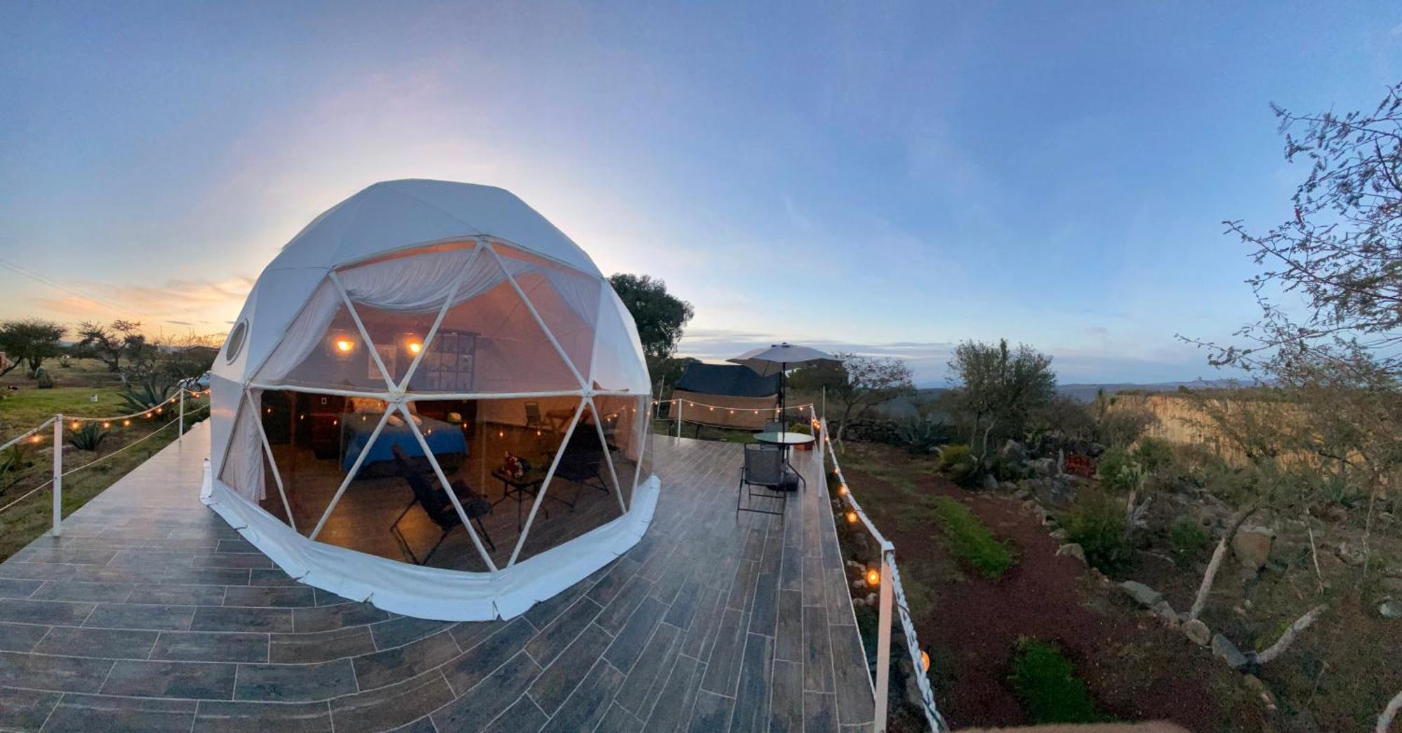 El Gato Glamping Con Vista A Prismas Basalticos Hotel กูอัสกา เด โอกัมโป ภายนอก รูปภาพ