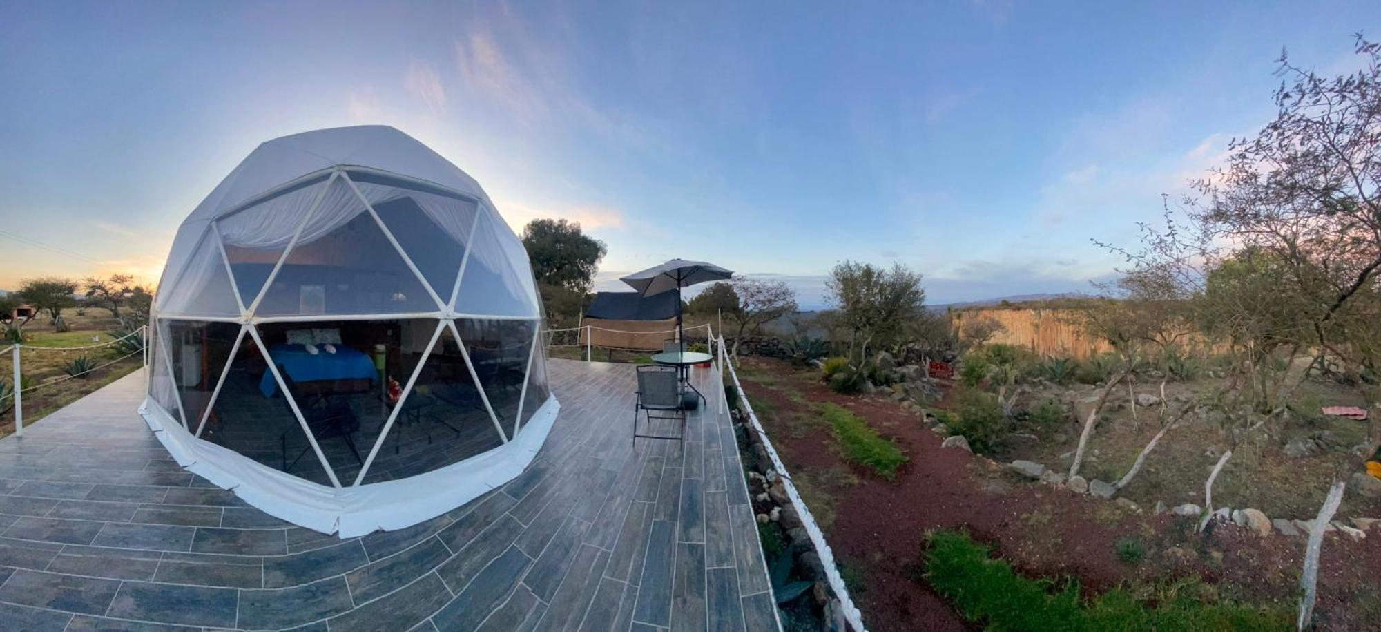 El Gato Glamping Con Vista A Prismas Basalticos Hotel กูอัสกา เด โอกัมโป ภายนอก รูปภาพ