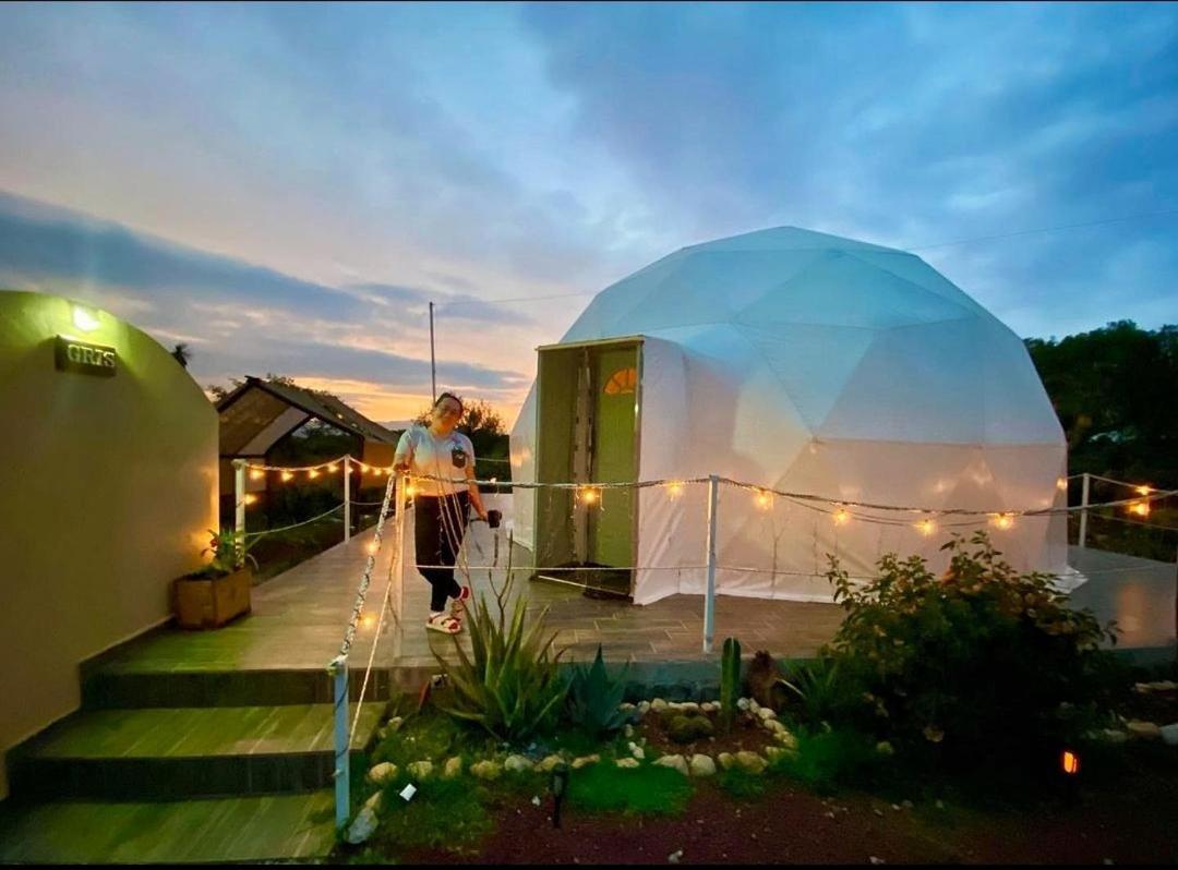 El Gato Glamping Con Vista A Prismas Basalticos Hotel กูอัสกา เด โอกัมโป ภายนอก รูปภาพ