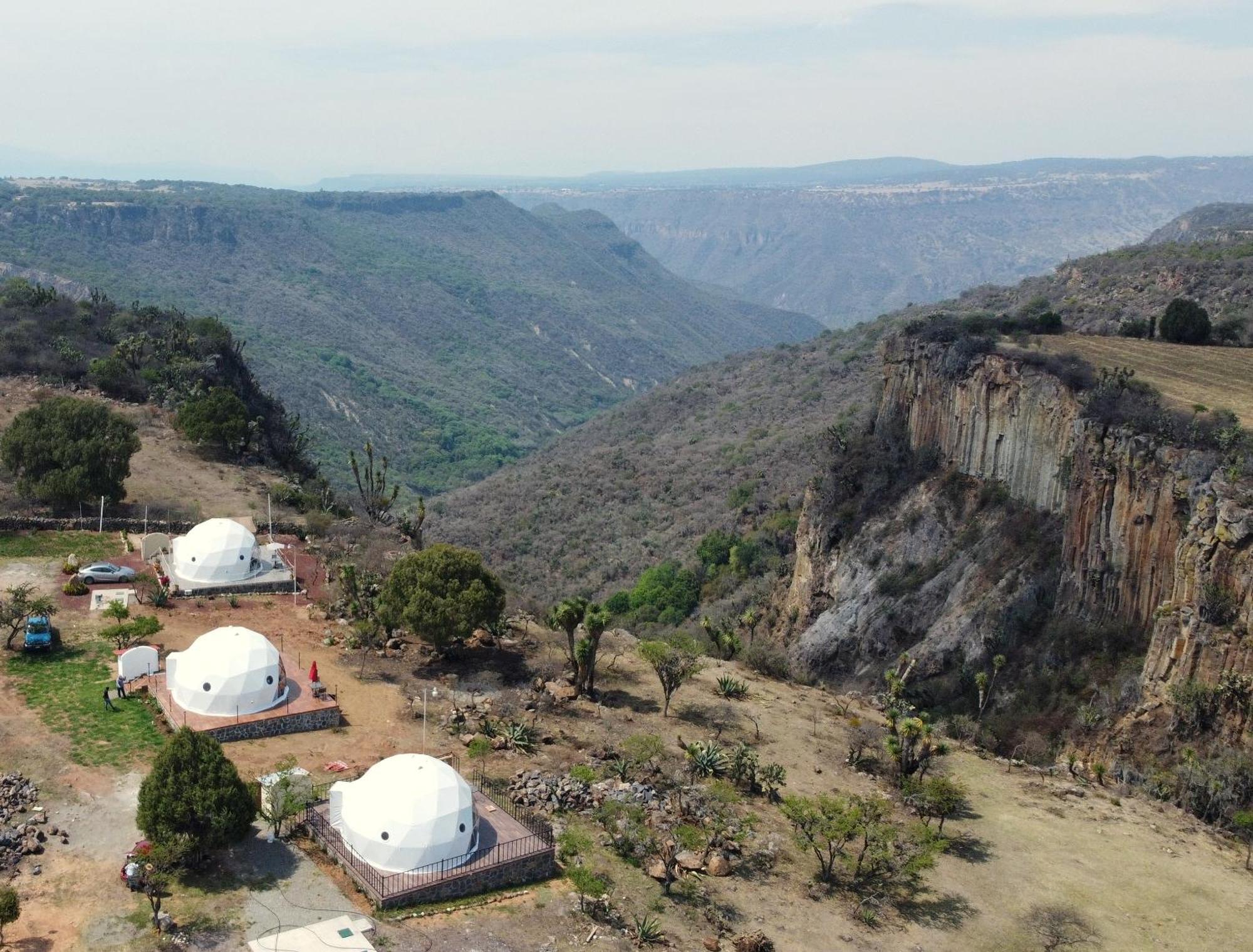 El Gato Glamping Con Vista A Prismas Basalticos Hotel กูอัสกา เด โอกัมโป ภายนอก รูปภาพ