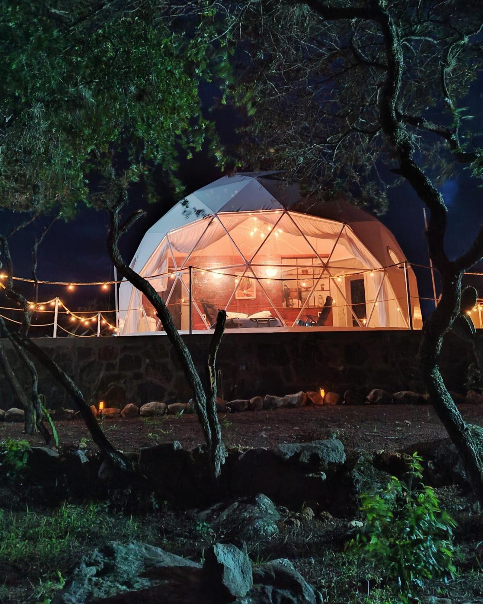 El Gato Glamping Con Vista A Prismas Basalticos Hotel กูอัสกา เด โอกัมโป ภายนอก รูปภาพ
